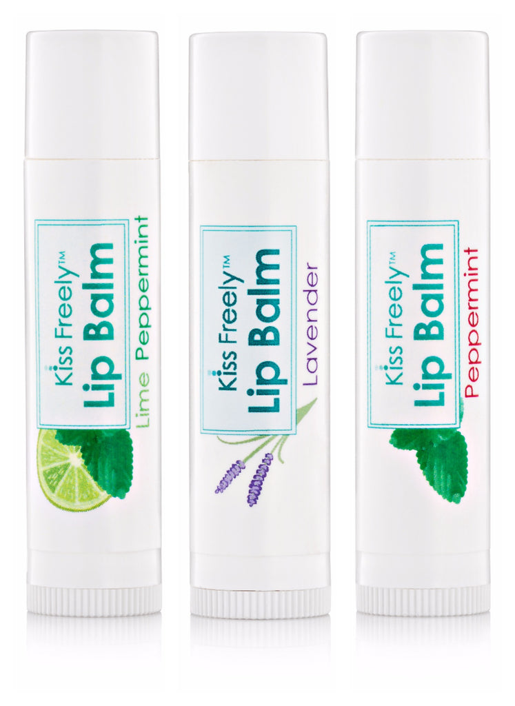 Peppermint and Lavender Lip Balm Bundle - Kiss Freely