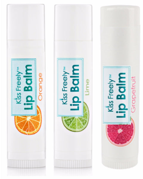 Citrus Lip Balm Bundle - Kiss Freely